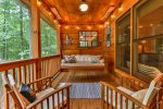 large screened porch